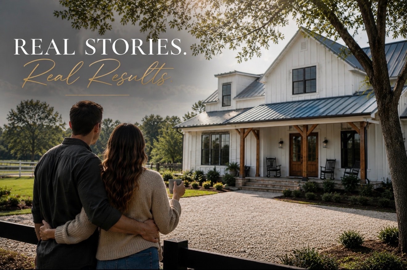 Real Stories. Real Results. — couple viewing their new home