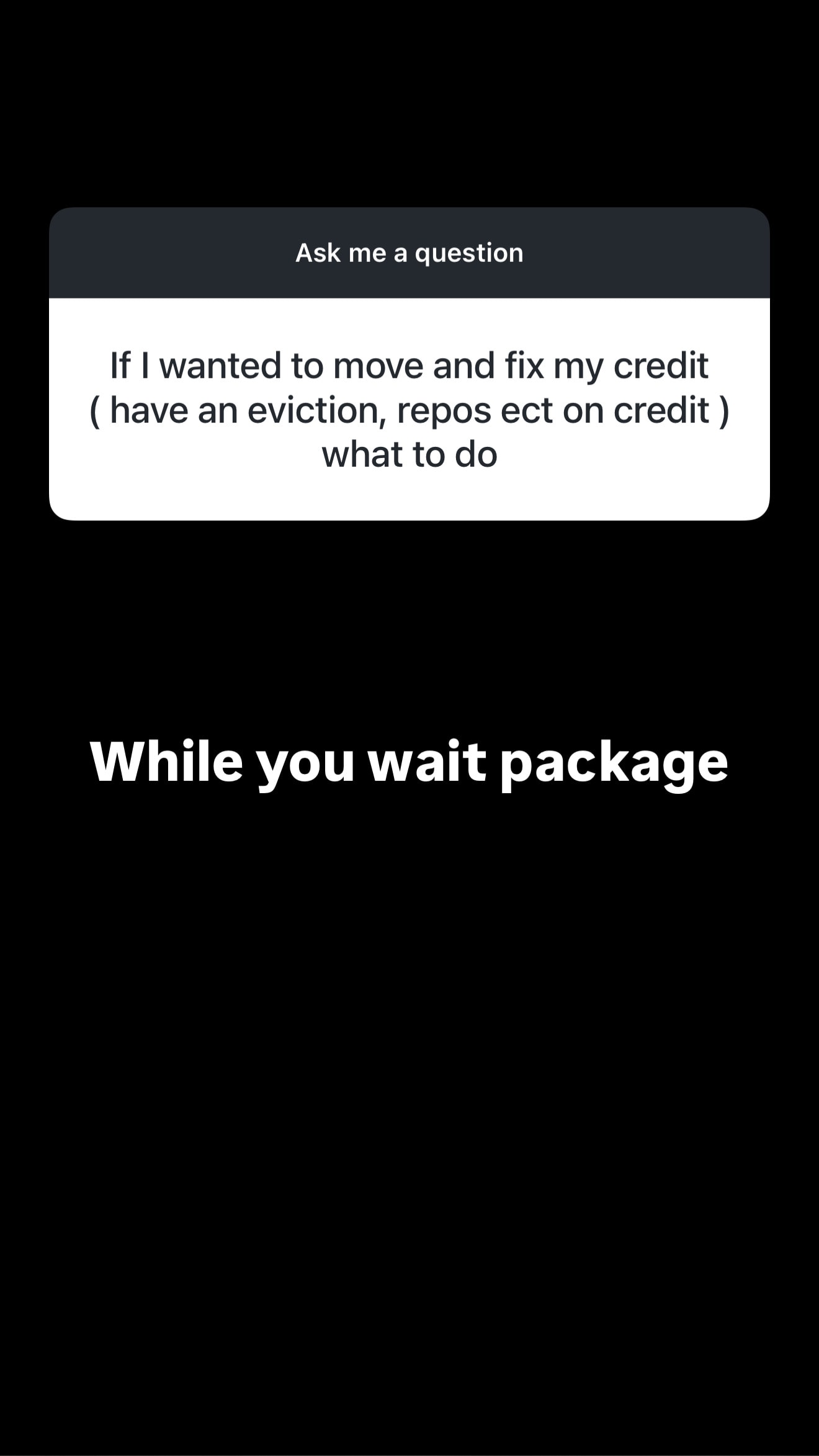 Q&A from Instagram — Lauren answering a client question