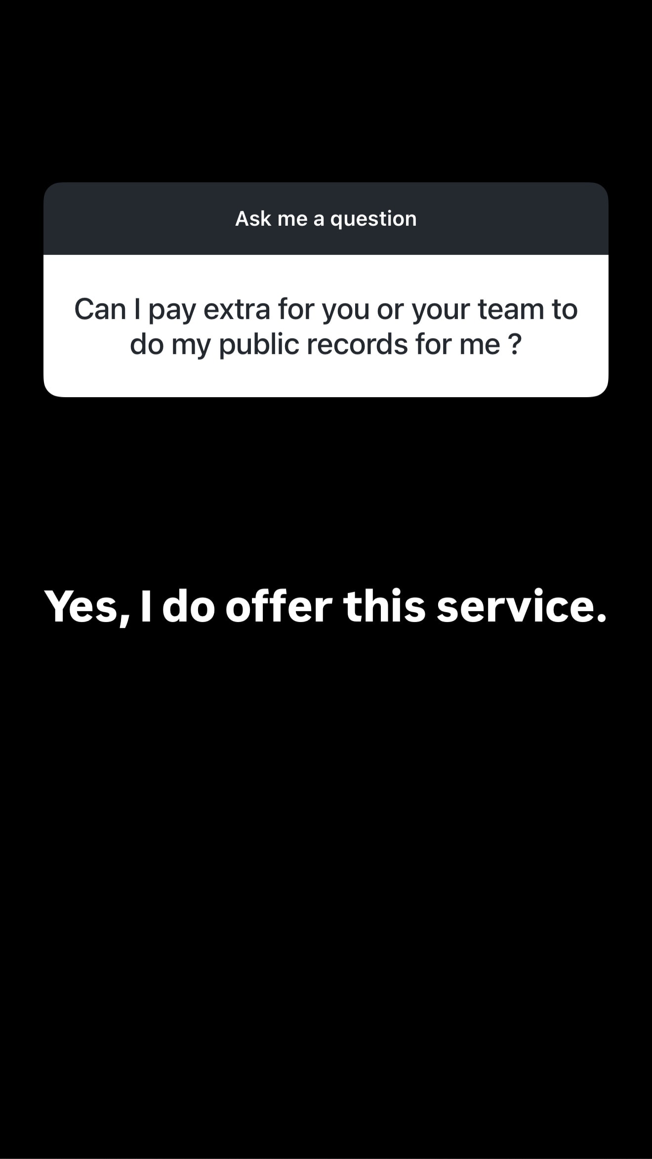 Q&A from Instagram — Lauren answering a client question
