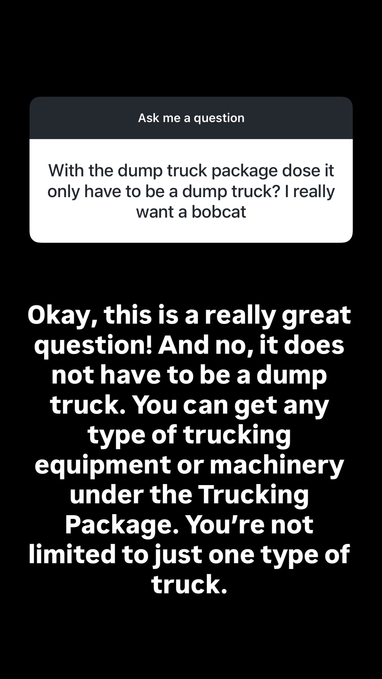 Q&A from Instagram — Lauren answering a client question