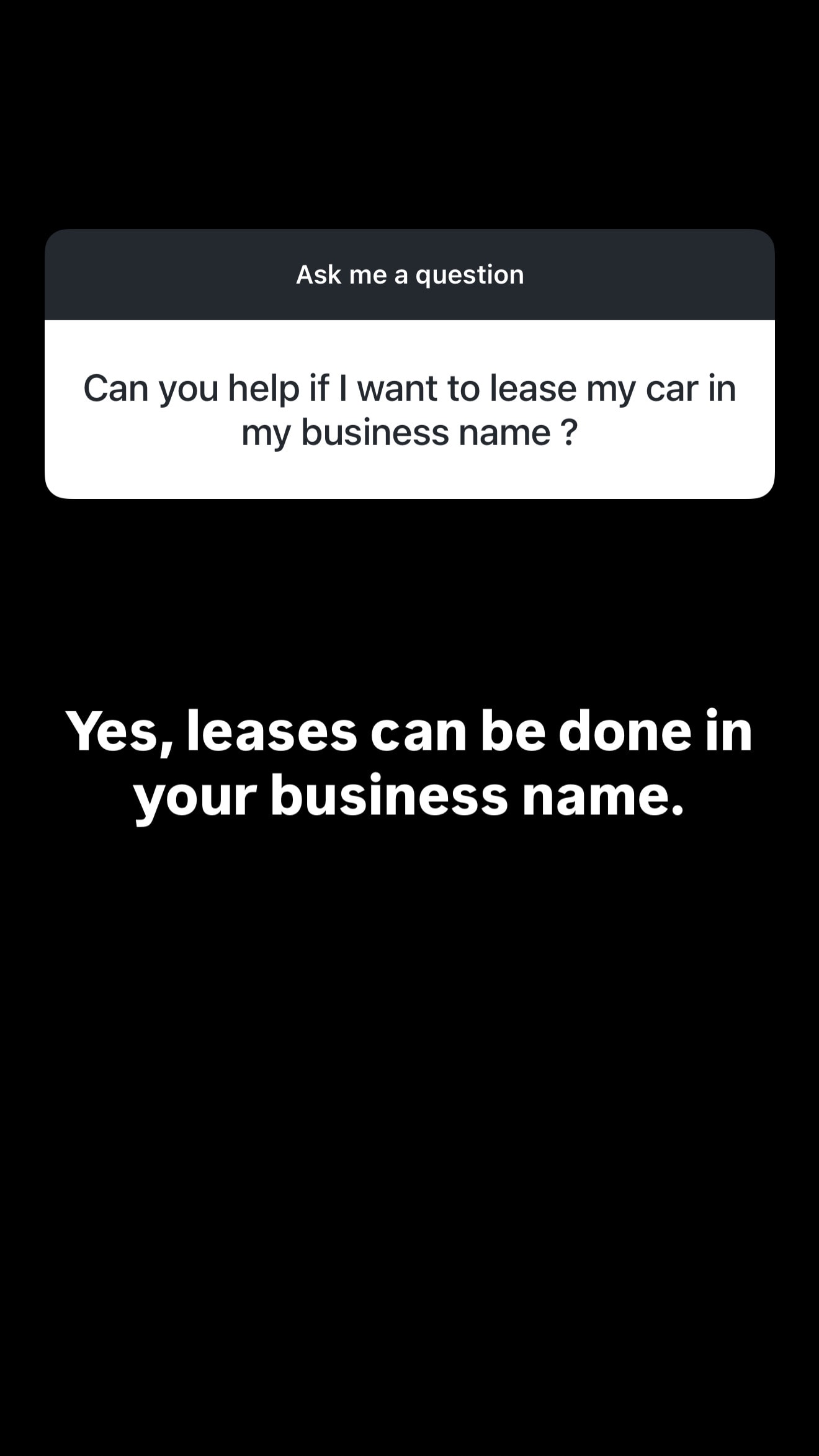 Q&A from Instagram — Lauren answering a client question