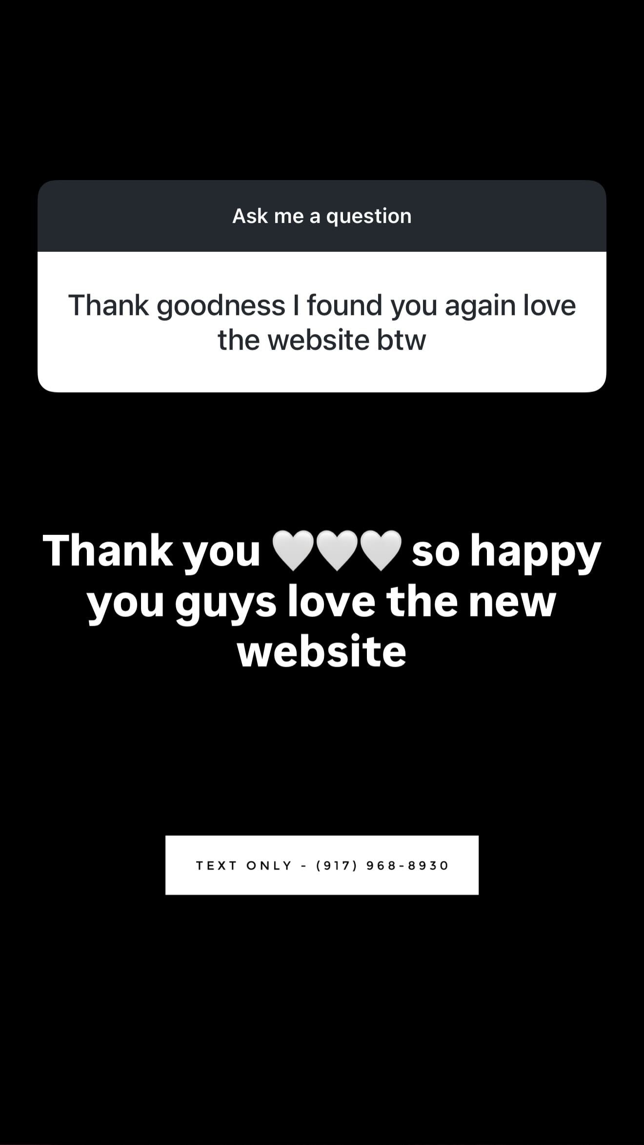 Q&A from Instagram — Lauren answering a client question