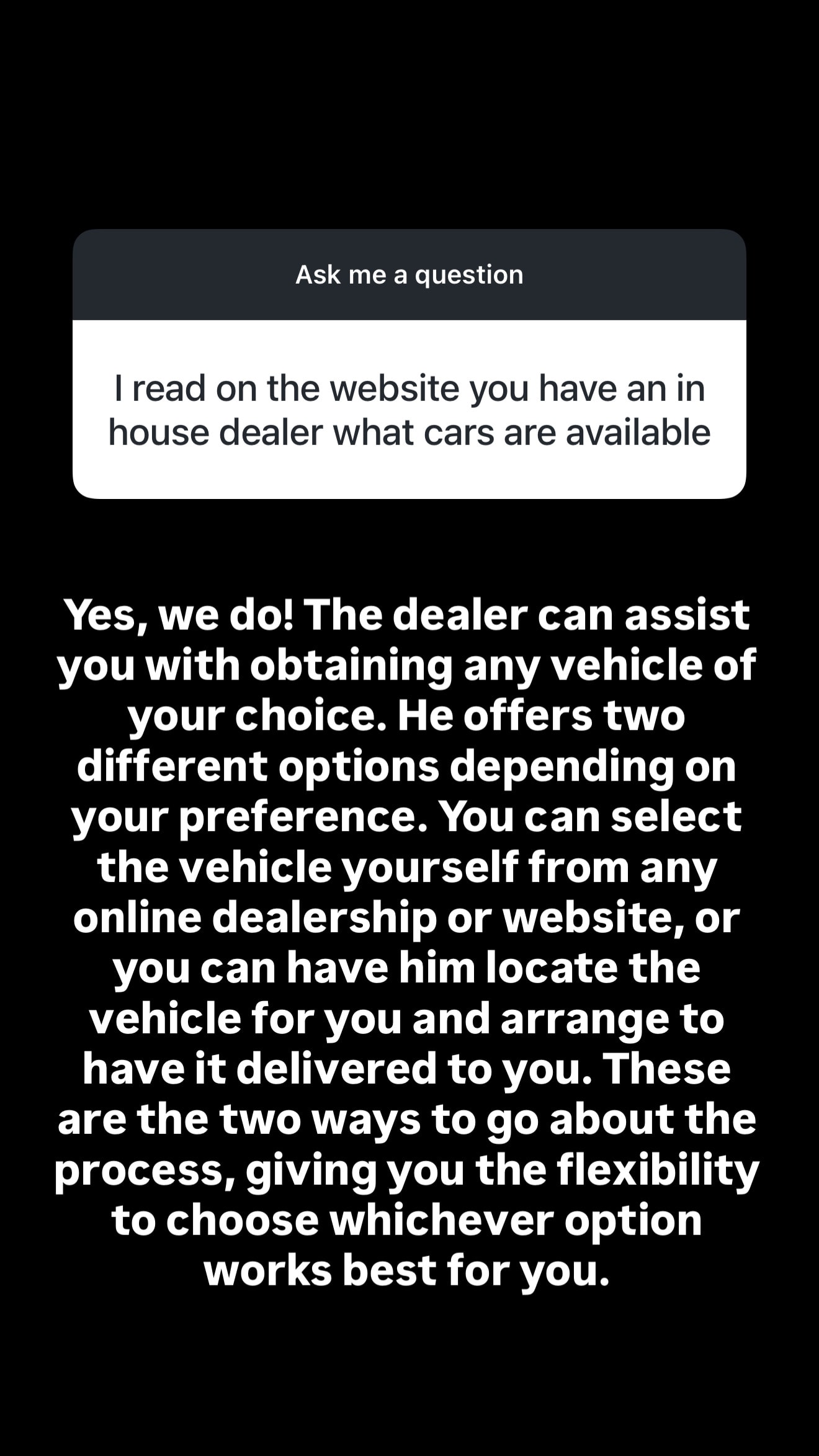 Q&A from Instagram — Lauren answering a client question