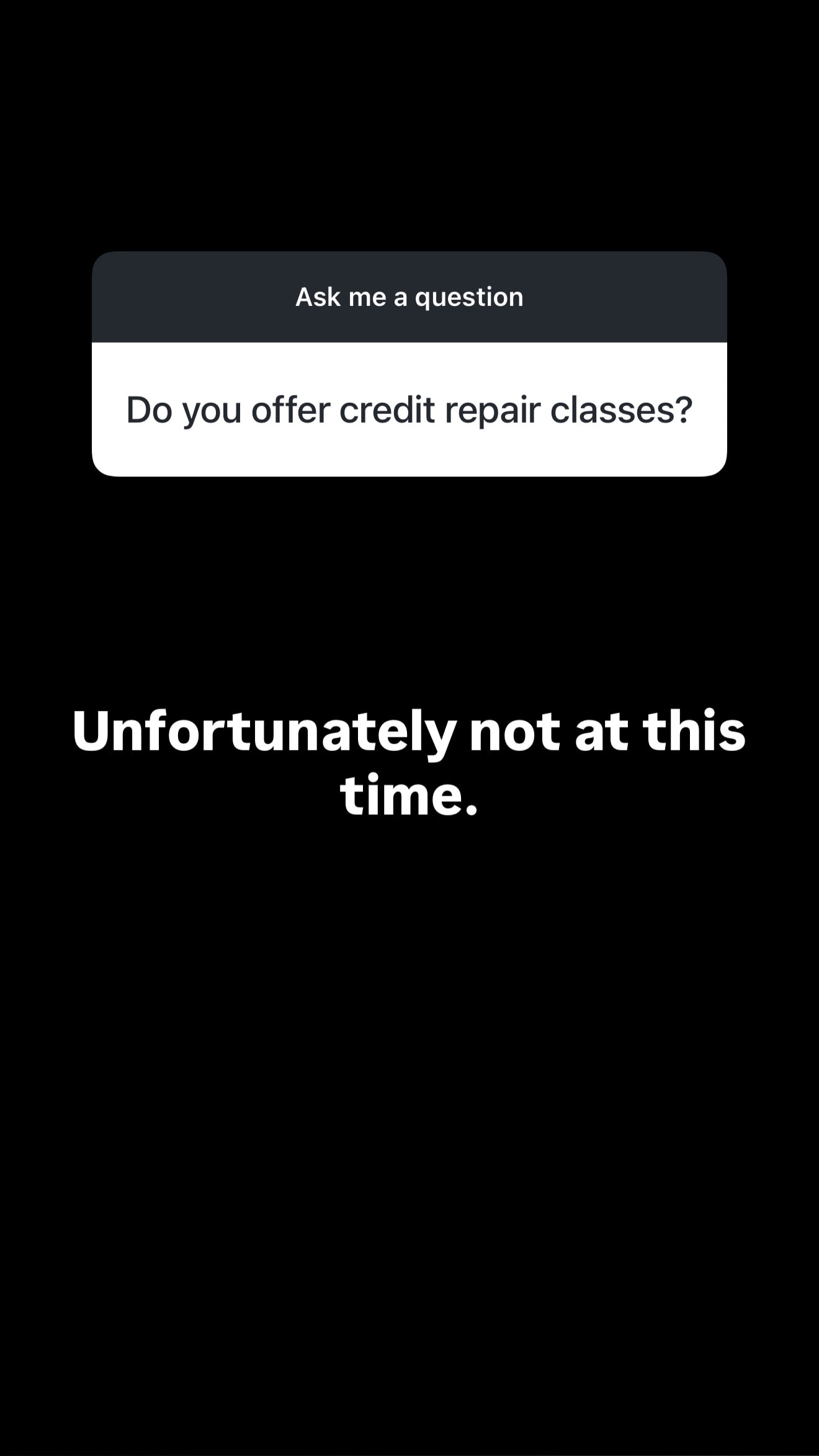 Q&A from Instagram — Lauren answering a client question
