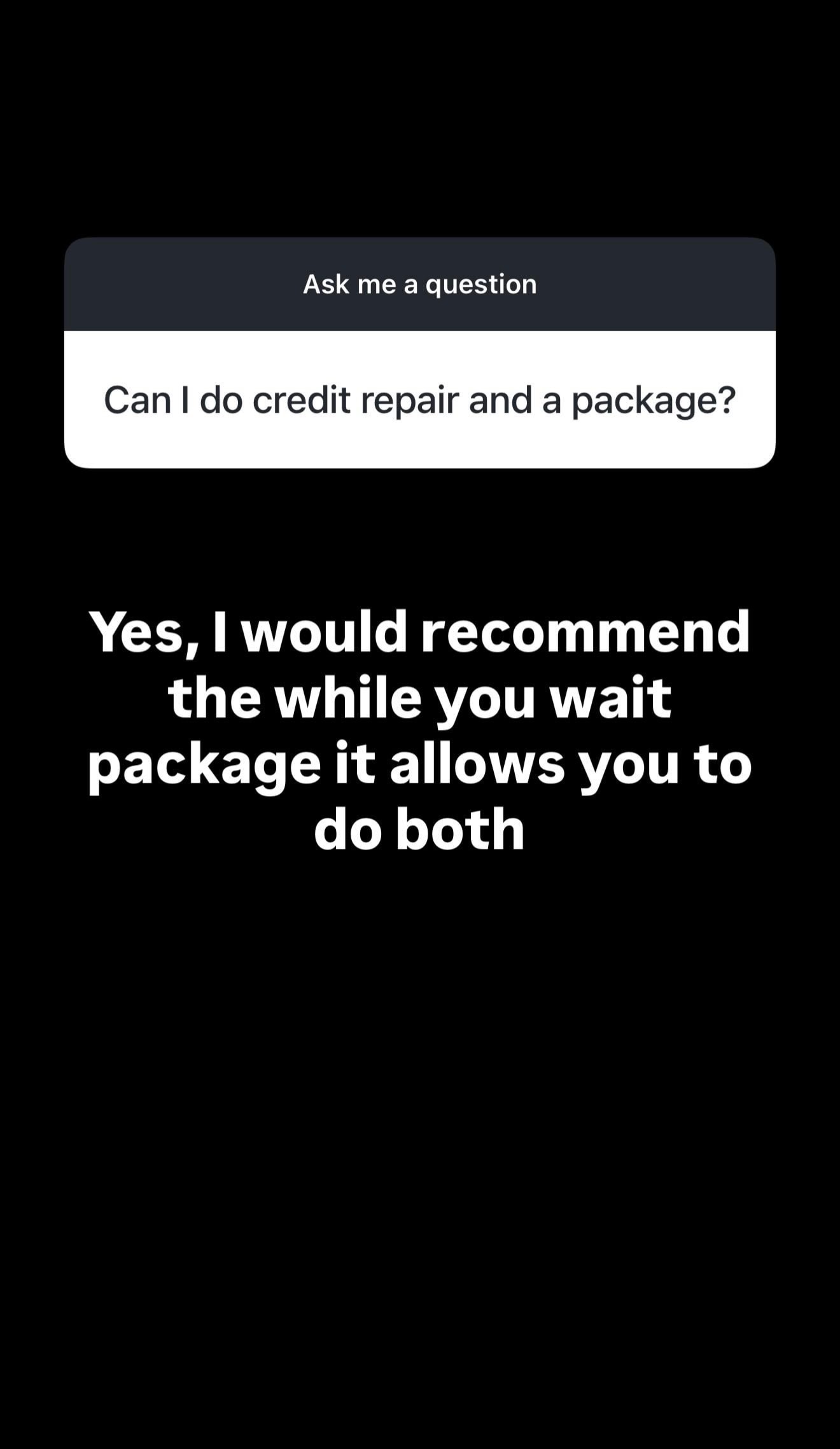 Q&A from Instagram — Lauren answering a client question