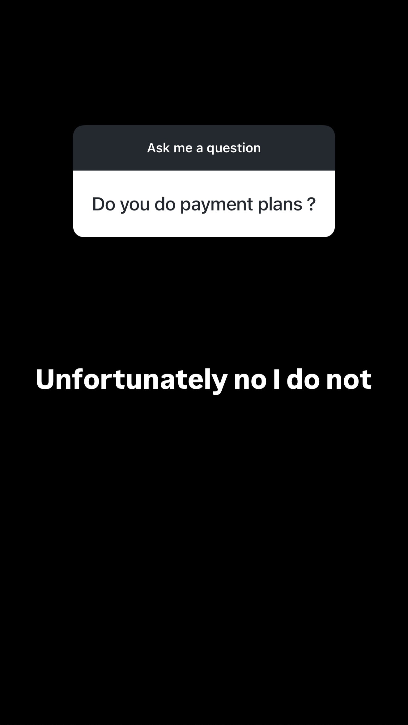 Q&A from Instagram — Lauren answering a client question