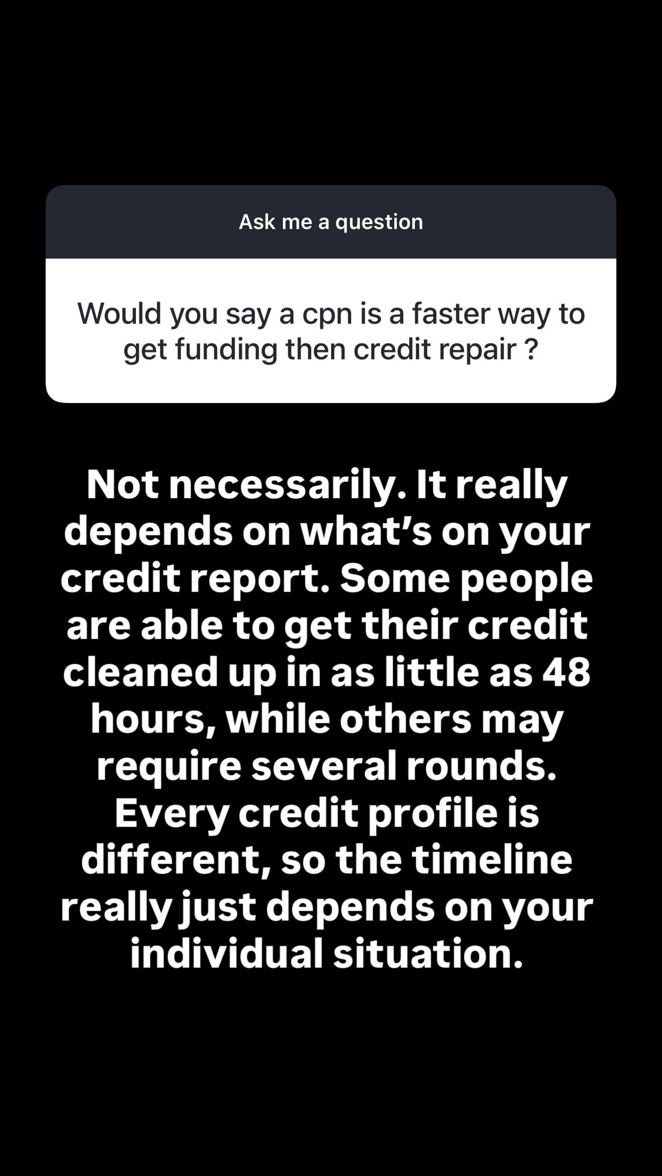 Q&A from Instagram — Lauren answering a client question