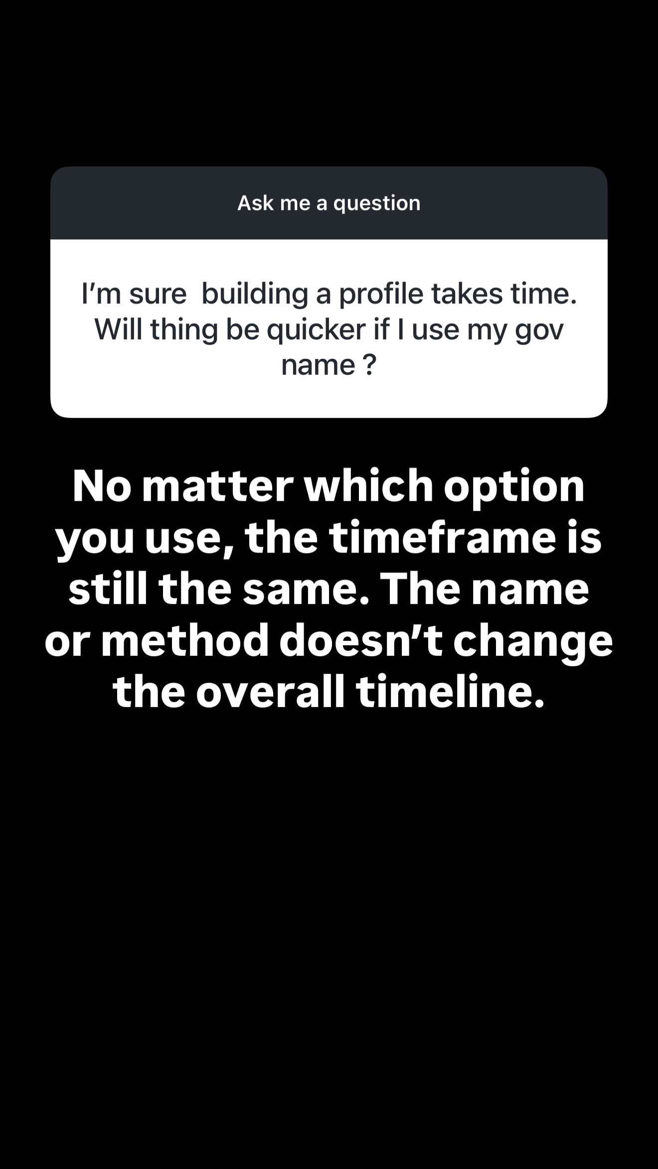 Q&A from Instagram — Lauren answering a client question